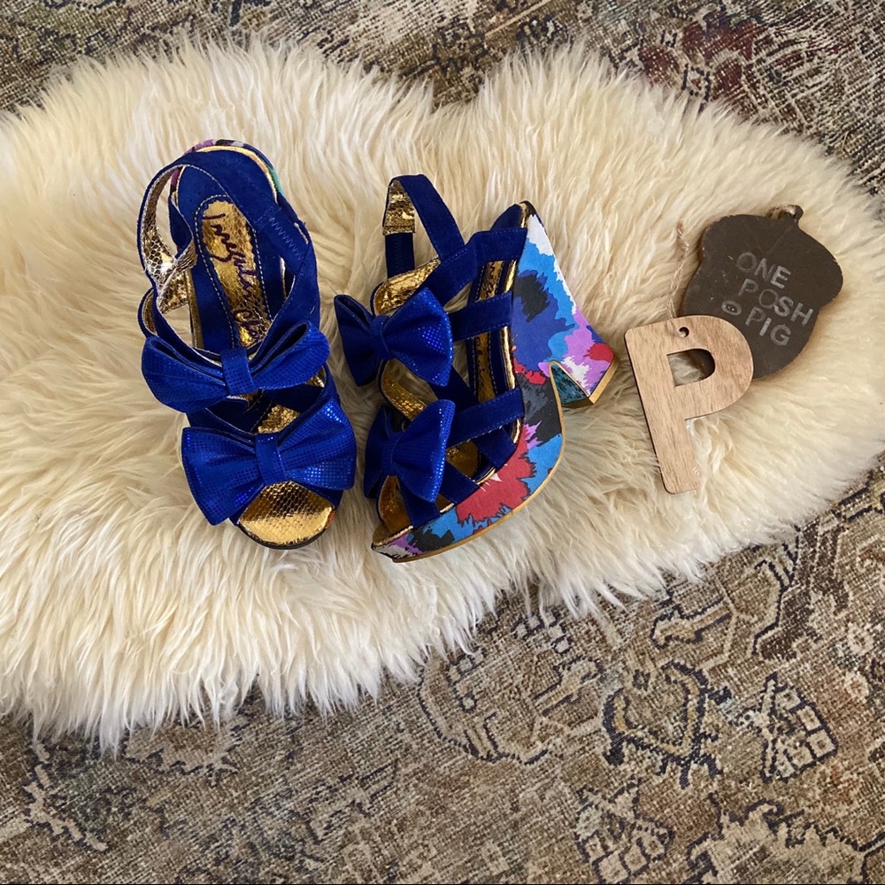 Very HTF Irregular Choice “Squiggly Diggly” Heel